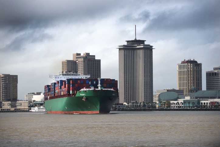 Port of New Orleans Handles Largest Container Ship to Date