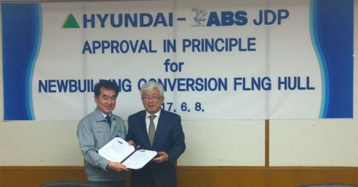 ABS awards AIP for innovative HHI FLNG Hull