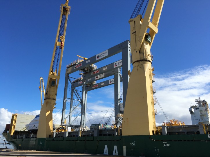 Kalmar Automatic Stacking Cranes arrived to DP World in Brisbane fully erected