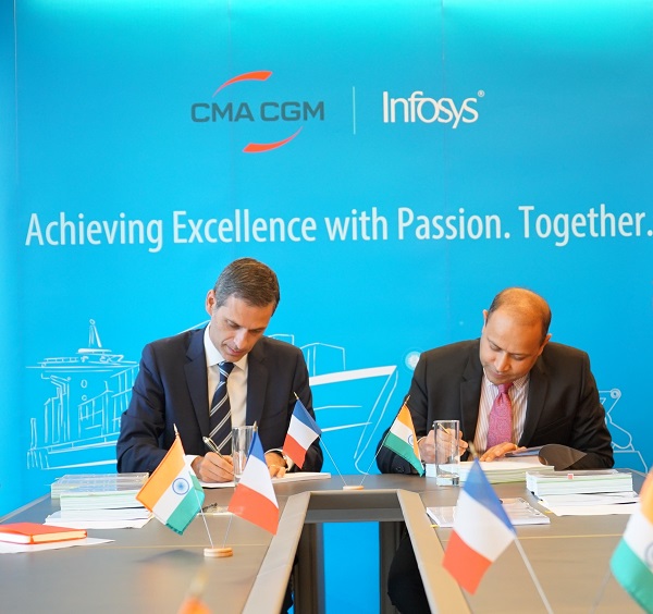CMA CGM signs strategic partnership with Infosys to accelerate the transformation of its Information System