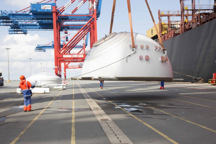 Spotted: Break bulk forwarding at EUROGATE Container Terminal Wilhelmshaven