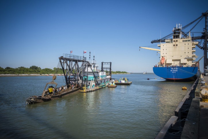 Dredging Complete at Bayport Channel in the Port of Houston