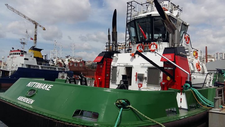 Turkey’s Sanmar Shipyards delivers five tugboats to three different UK clients in 2017