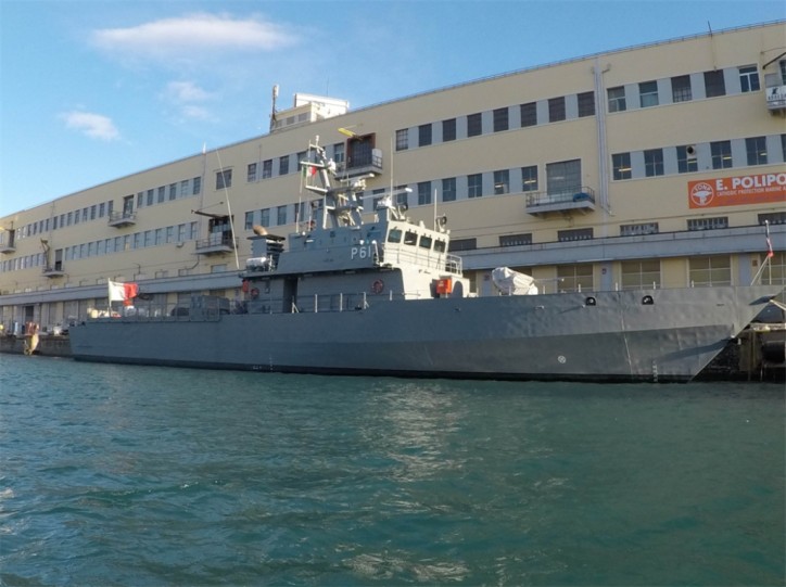 Fincantieri delivers the upgraded offshore patrol vessel P61 to the Armed Forces of Malta