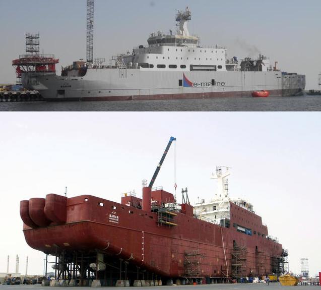 Ro-Ro Vessel Converted To Cable Layer