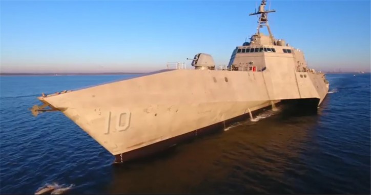 Austal's Littoral Combat Ship 10 Completes Acceptance Trials (Video)