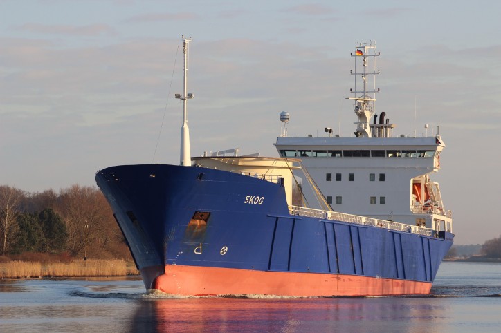 Cargo ship Skog in trouble off Orkney islands, UK