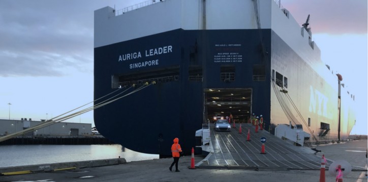 First Shipment of Subaru Automobiles Arrives at the Port of Hueneme