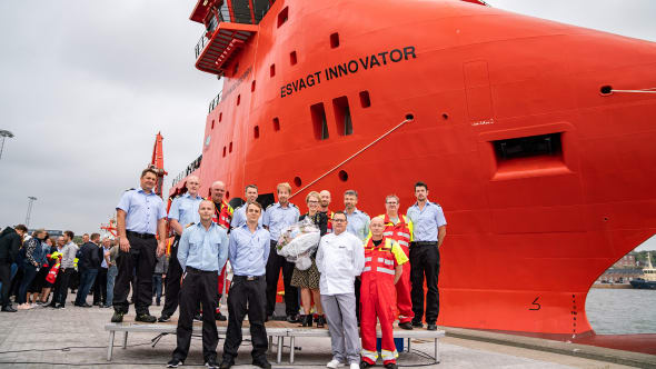 'Esvagt Innovator' christened and ready for South Arne