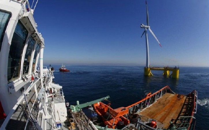 Bourbon Subsea Services wins a turnkey contract for the installation of the 25 MW WindFloat Atlantic floating offshore windfarm