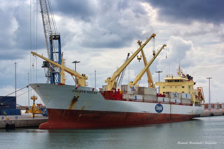 Cement carrier allided with reefer in port of Busan; one injured, oil spill reported