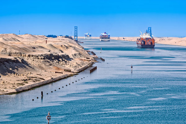 Suez Canal Reports Hitting New Day Record With 70 Vessels