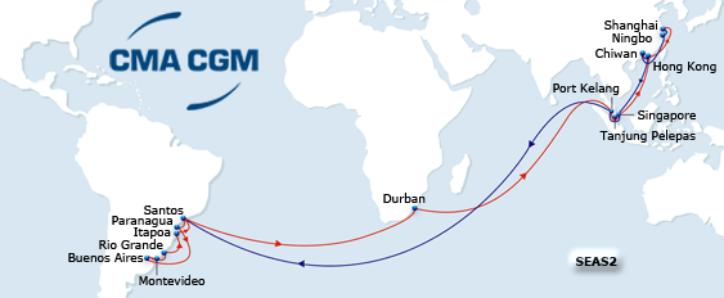 SEAS2 service CMA CGM Group