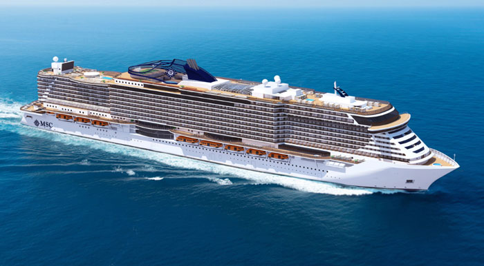 MSC cruises new vessels