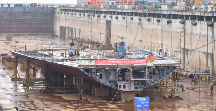Stena Line’s New Liverpool-Bound Ship Taking Shape in China