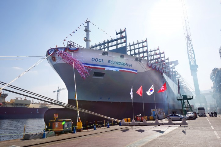 Container ship OOCL Scandinavia joins OOCL fleet