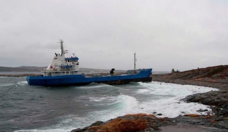  Scan Master aground in Snillfjord