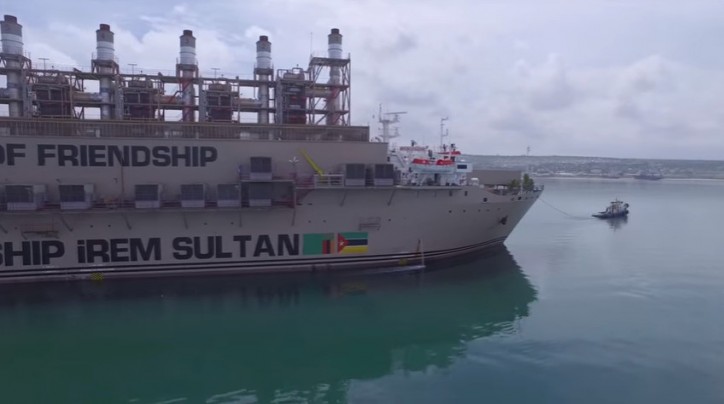 Video: Karadeniz Powership İrem Sultan Arrival to Nacala, Mozambique