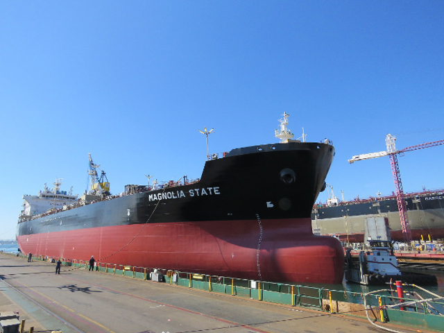 General Dynamics NASSCO Christens Second ECO Class Product Carrier for American Petroleum Tankers
