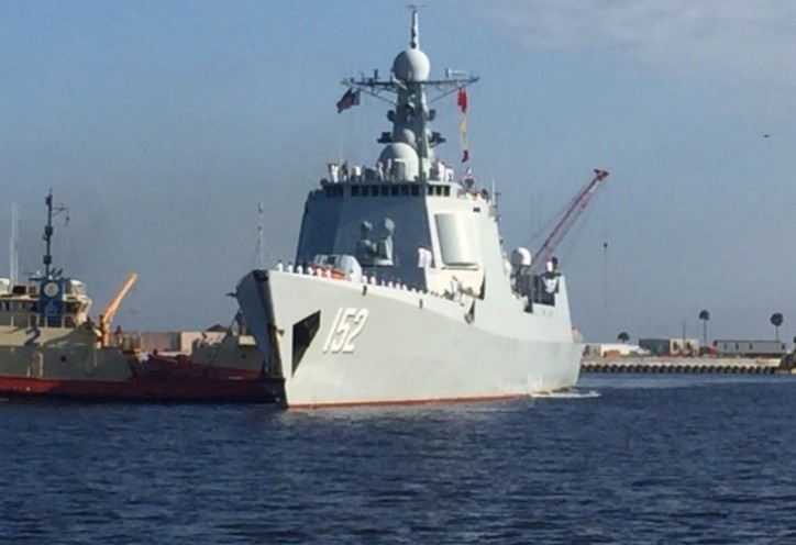 Chinese Naval Ships Dock in US