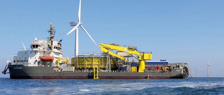 Boskalis awarded contract for Hornsea Offshore Wind Farm Project One