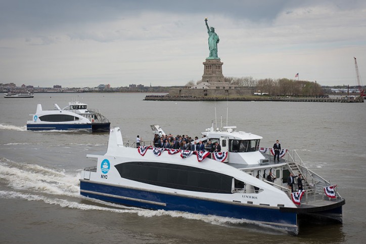 First NYC Ferry Takes to the Water in the Big Apple