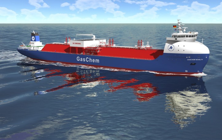 Ocean Yield announces delivery of ethylene gas carrier with long term charter to Hartmann/Sabic
