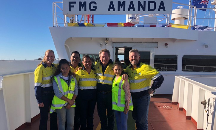 Fortescue’s seventh ore carrier arrives in Port Hedland