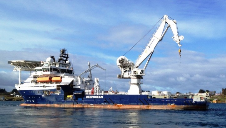 Subsea construction vessel Maersk Forza hired for helicopter recovery operation