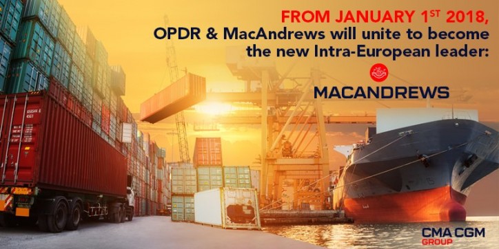 CMA CGM Group merges its subsidiaries MacAndrews and OPDR