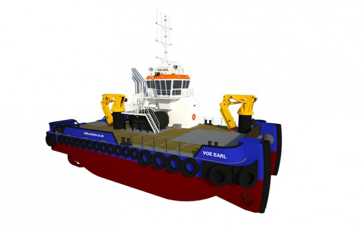 50-tonne Multi Cat 2613 delivered by Damen for tidal energy project work