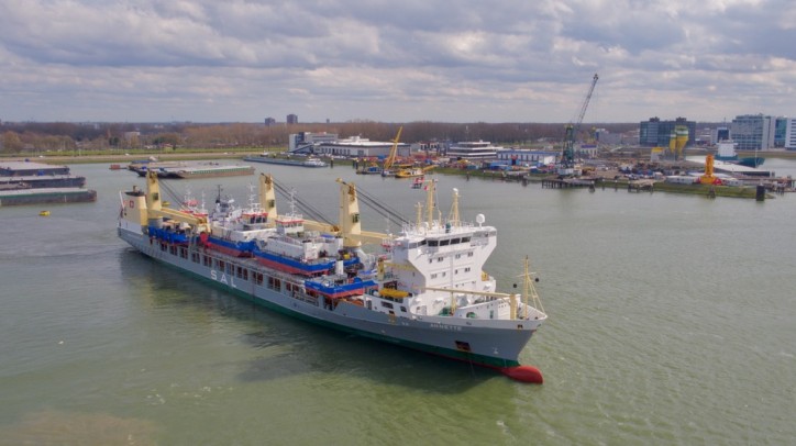 Damen Shipyards Group delivers 19-vessel order to German heavy lift company Combi Lift
