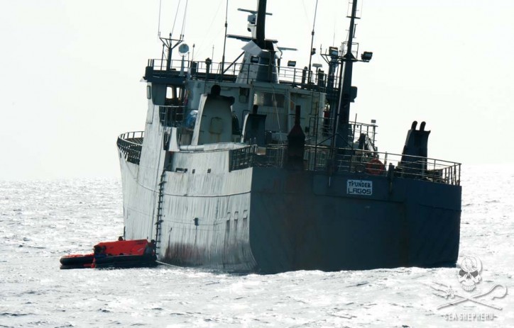 poaching vessel thunder