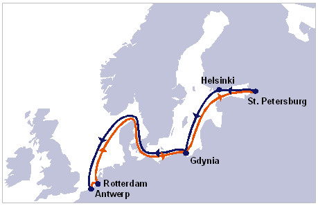 hapag-Lloyd new North-Sea Baltic service (NBS)