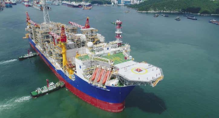 Ichthys Venturer FPSO en route to Australia