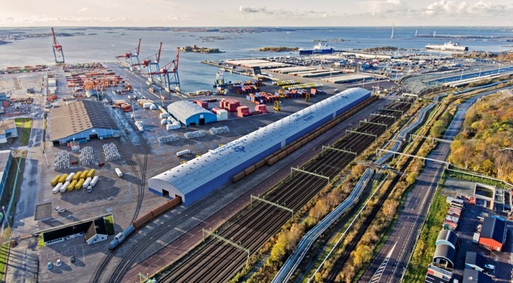 Construction of new crossdocking terminal under way at the Port of Gothenburg