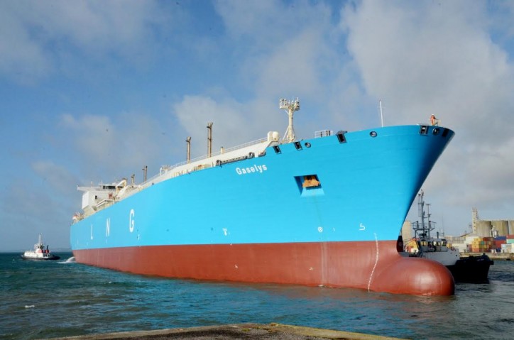 Renewal survey maintenance programme on the 290-metre LNG carrier Gaselys completed at Damen Shiprepair Brest