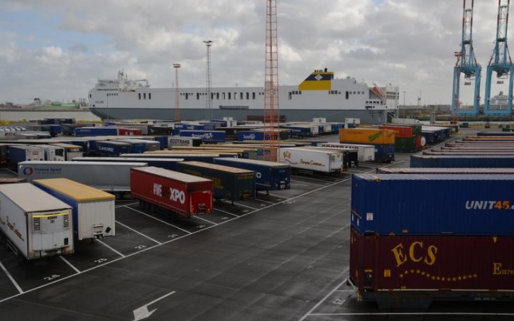 CLdN Celine, The biggest shortsea RoRo ship, at C.Ro Ports Albert II Dock