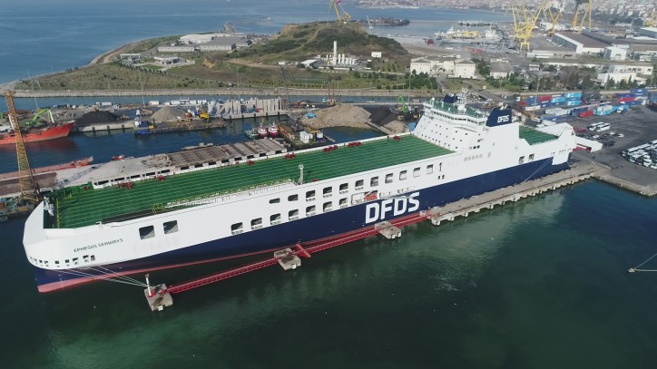 DFDS’ Largest ferry named and ready for service