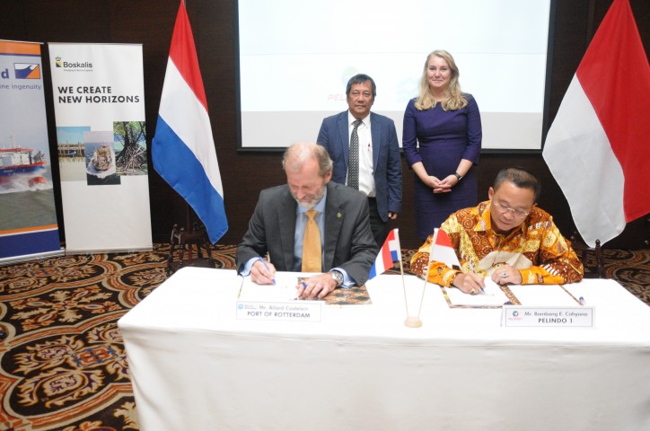 Rotterdam Port Authority enters into joint venture agreement for construction of port in Indonesia