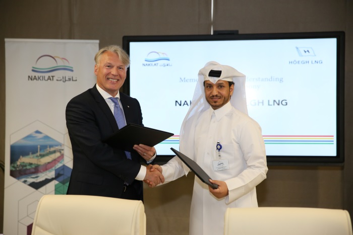 Nakilat and Höegh LNG sign MoU to collaborate on FSRU projects