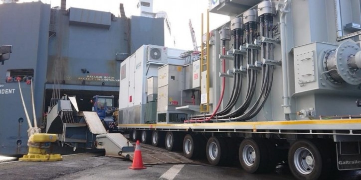 Höegh’s RoRo solution chosen for 112MT Transformer shipment