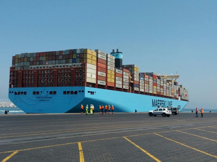 APM Terminals Tangier celebrates 10 years in Morocco with the Munich Maersk