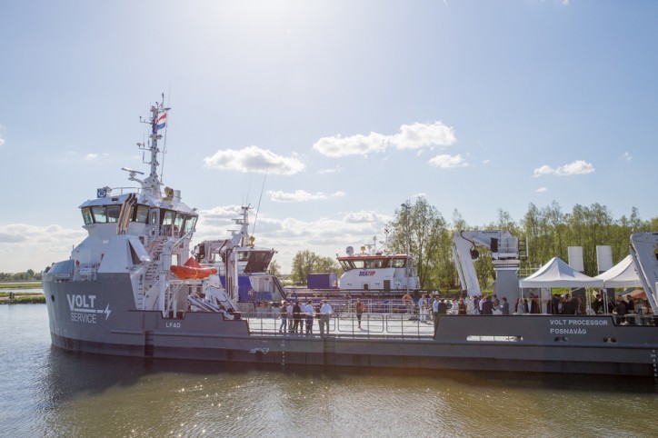 Damen shows its first completed UV 4312 Fish Farm Support Vessel