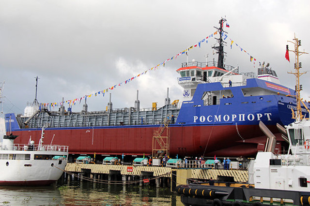 Vietnam launches first locally built ship to be exported to Russia