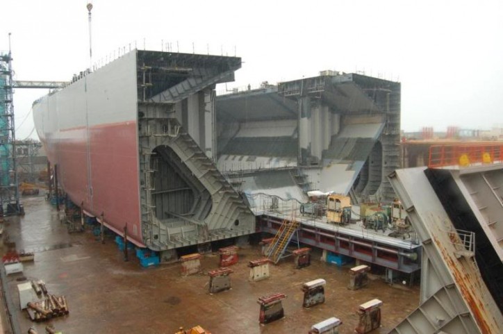 container ship construction