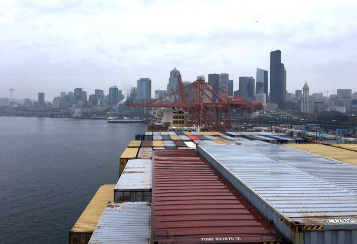 MSC Laurence - Largest cargo vessel to call at NWSA’s Terminal 46 arrived last Thursday