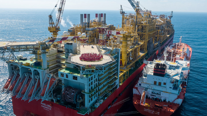 First LNG cargo shipped from Prelude FLNG