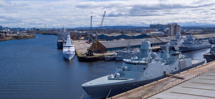 Clydeport hosts ships for major military exercise