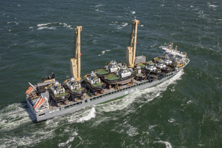 SAL Heavy Lift’s MV Lone completes batch shipment of twelve vessels